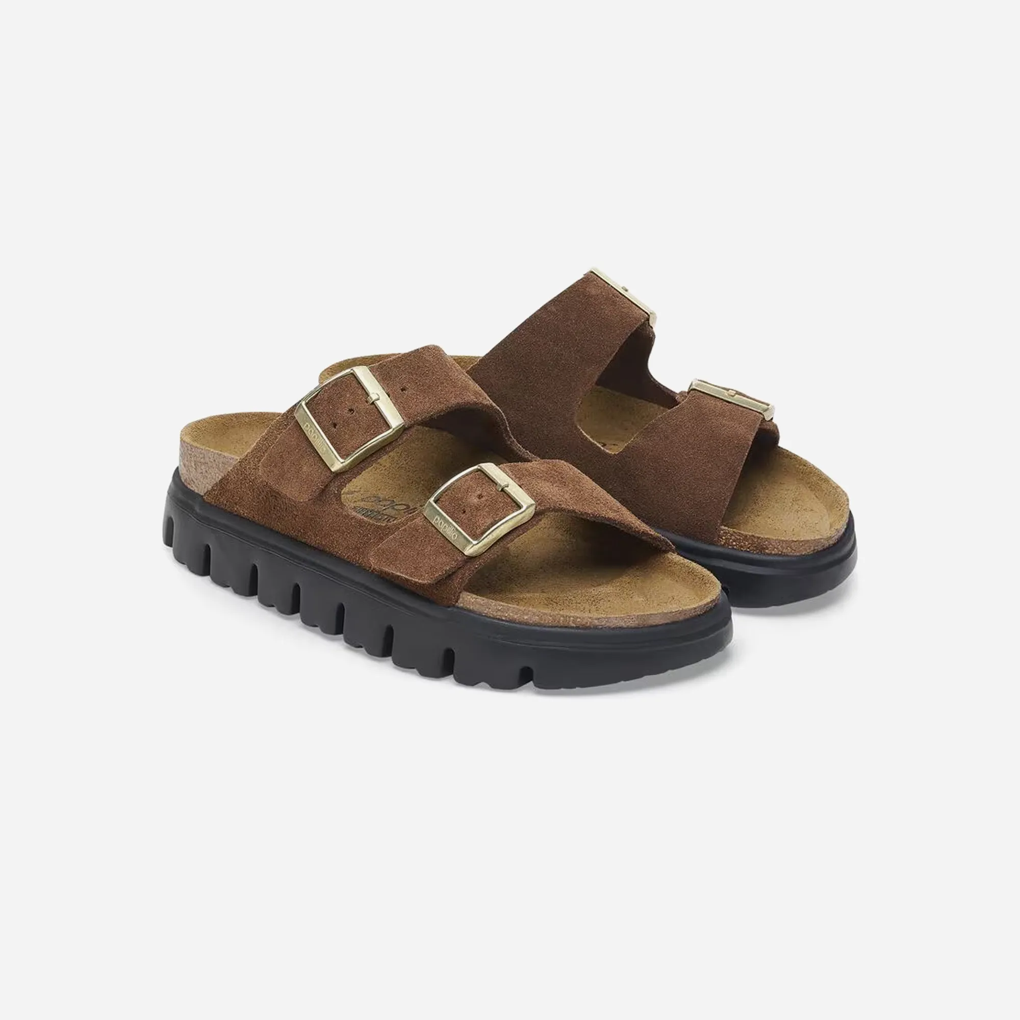 Birkenstock Arizona Chunky LEVE Dark Tea/Black WMNS