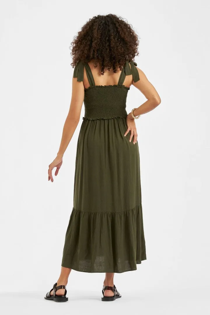 Brandi Shirred Dress