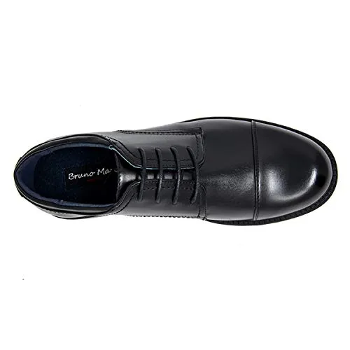 Bruno Marc Men's Downing-01 Black Leather Lined Dress Oxford Shoes Classic Lace Up Formal Size 7 M US
