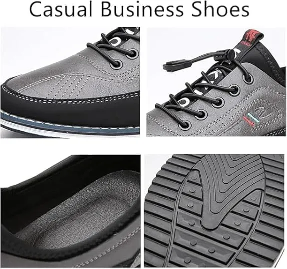 Buybuymen Men's Orthopedic Dress Shoes, Comfort Driving Working Walking Party Formal Oxfords