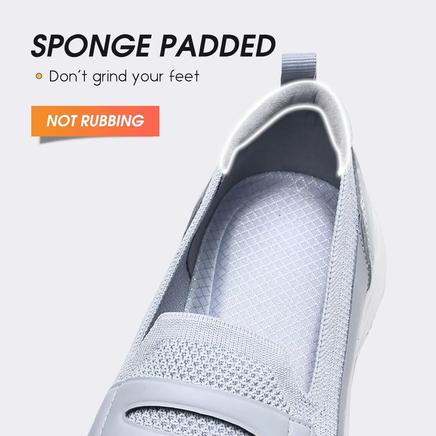 Buyrew Loafers for Women Comfort Slip On Walking Shoes Knit Dressy Comfortable Business Casual Work Flats