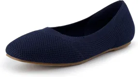 CUSHIONAIRE Selfie Women's Dressy Work Knit Flat with  Memory Foam and Wide Widths Available