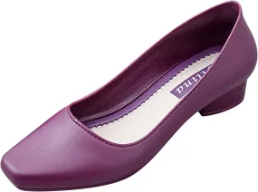 Dress Shoes for Women PU Leather Flats Shoes Comfortable Ballet Flats Dressy Slip on Shoes Ladies Business Shoes