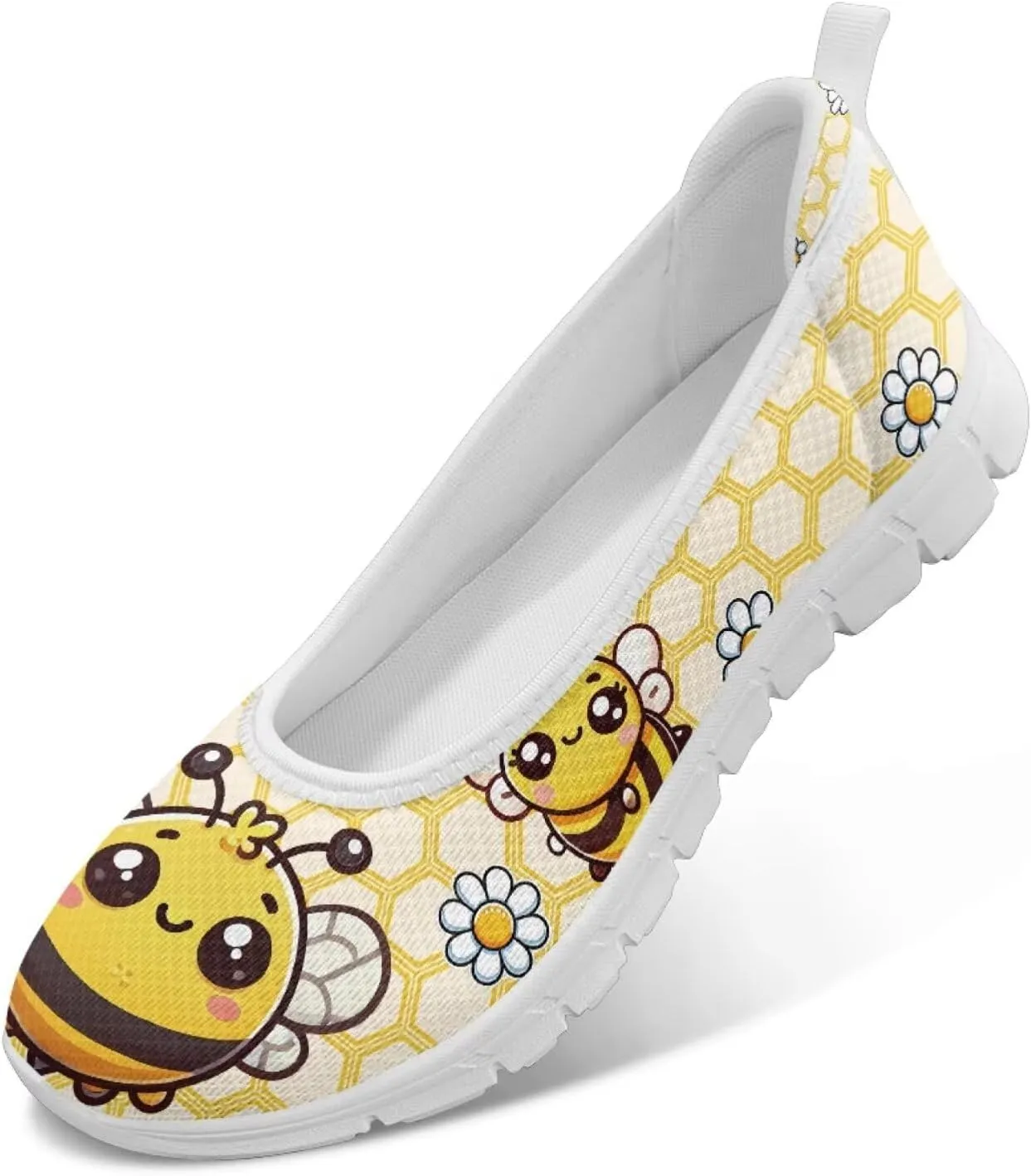 Forchrinse Pink Leopard Print Flats for Women Fashion 2025 Ballet Flats Dressy Walking Shoes Comfort Slip on Knit Loafers Shoes