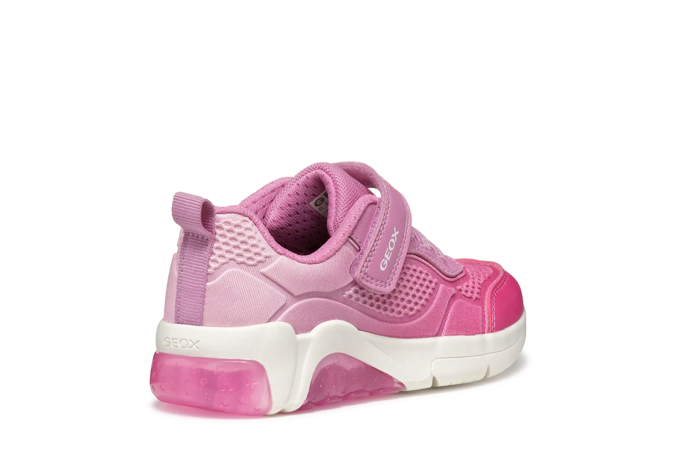 Geox Kids Trainers | Fadinlight | Pink & Fuchsia