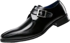 Men Italian Luxury Oxfords Men's Fashion Classic Pointed Toe Lace Up Low Top Leather Dress Shoes Brogue Tuxedo Comfortable Business Party Formal Oxford