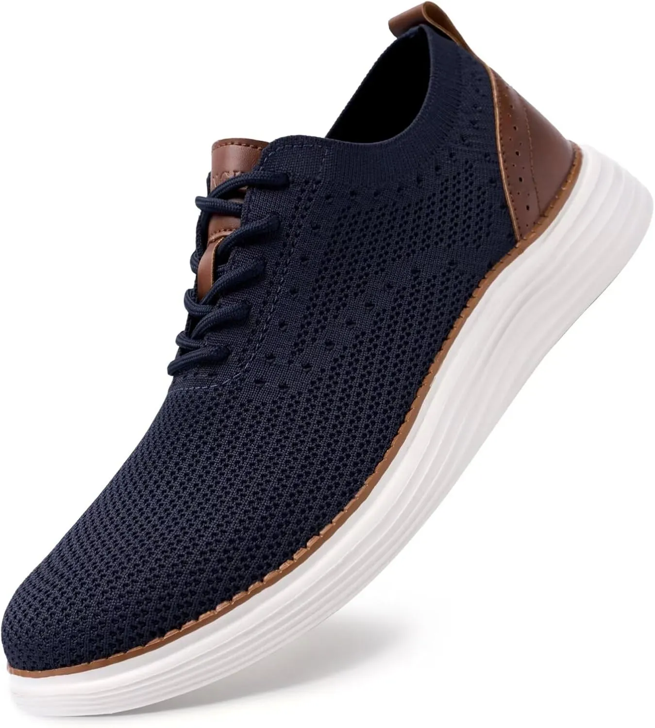 Men's Casual Dress Oxfords Shoes Mesh Lightweight Breathable Fashion Sneakers Business Walking Shoes