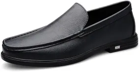 Men's Patent Leather Slip-On Loafers Shoes Men Business Wedding Dress Shoes