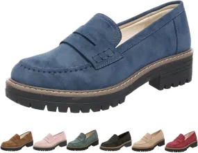 Orthoture Orthopedic Platform Loafers Orthoture-Orthopedic Sole Platform Wide Toe Slip-On Casual Shoes for Women Orthoture Orthopedic Platform Loafers Orthoture-Orthopedic Sole Platform Wide Toe Slip-On Casual Shoes for Women