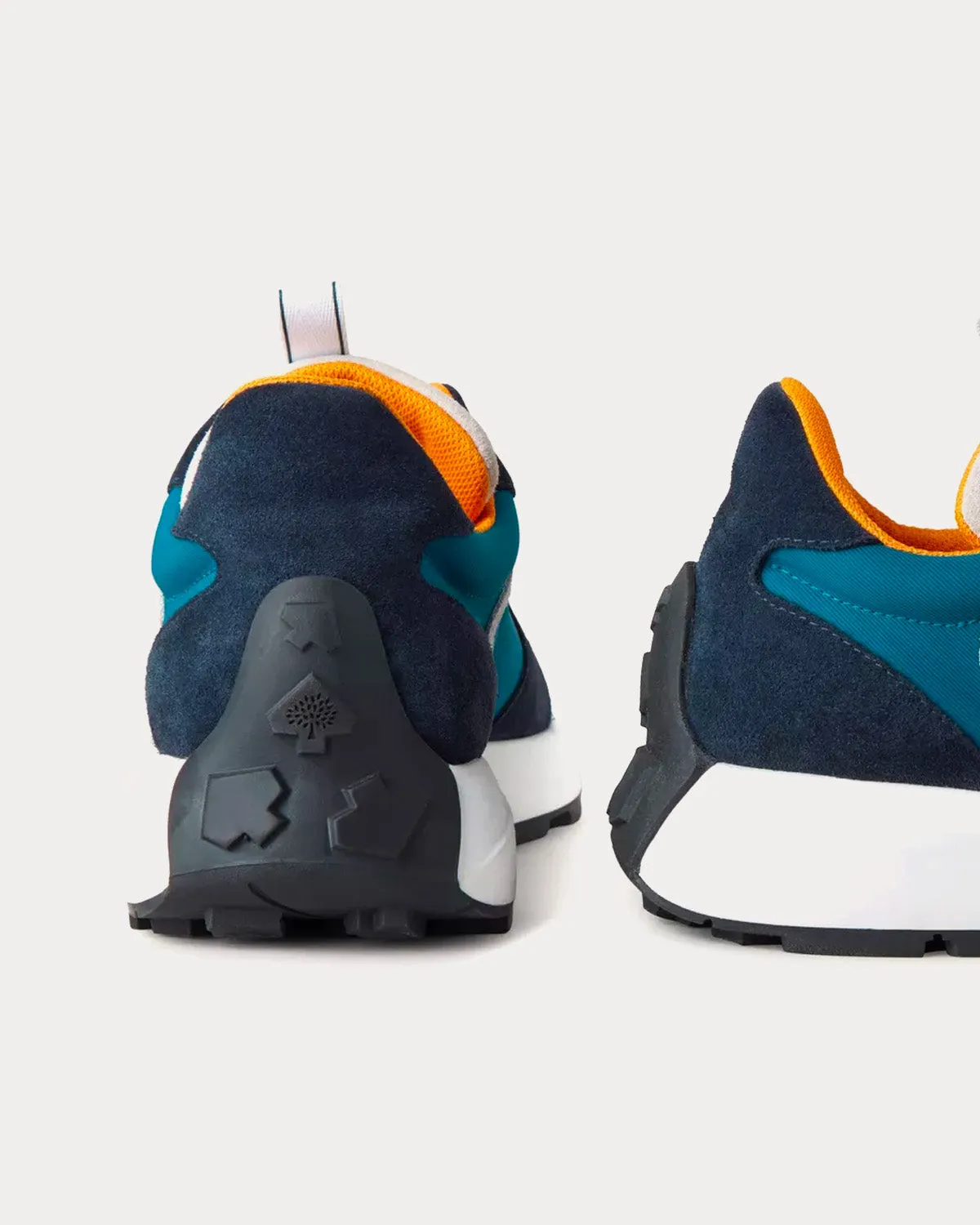 Runner Mixed Material Sapphire / Portobello Blue / Double Yellow Low Top Sneakers