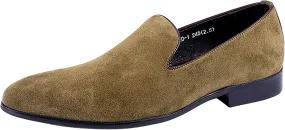 Santimon Men's Loafers Slip On Formal Dress Shoes Suede Leather Penny Loafers Business Casual Fashion Walking Shoes for Men