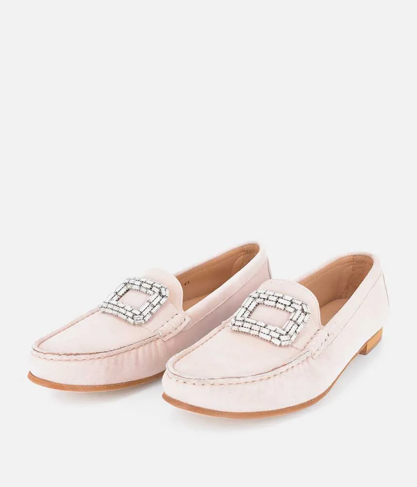 Vittoria Mengoni Stylish Beige Loafers
