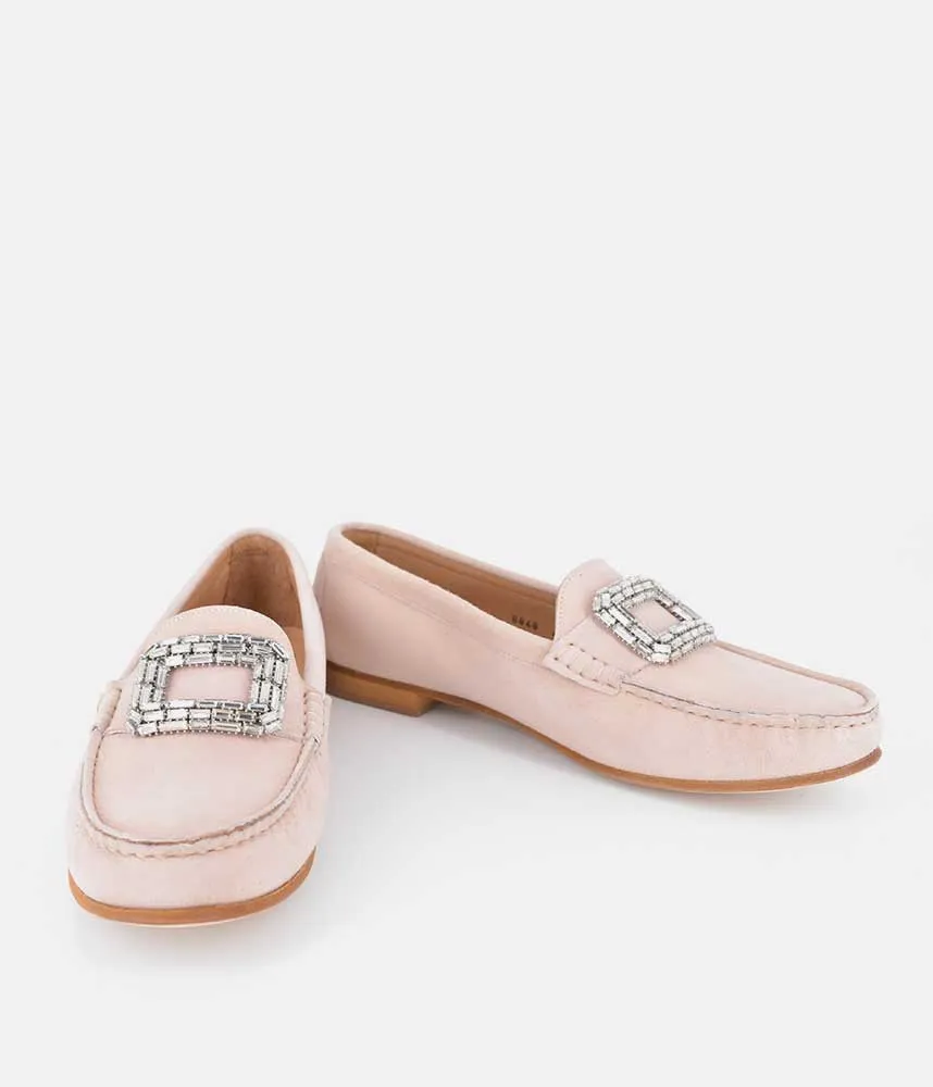 Vittoria Mengoni Stylish Beige Loafers